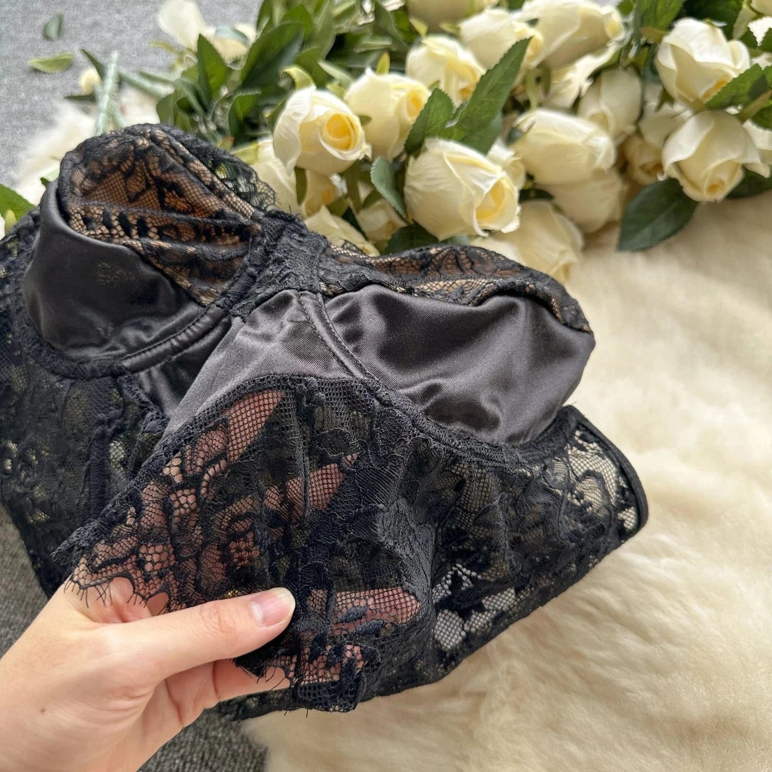 Women Sexy Black Lace Floral Bustiers Tube Tops Summer Sleeveless Backless Off Shoulder