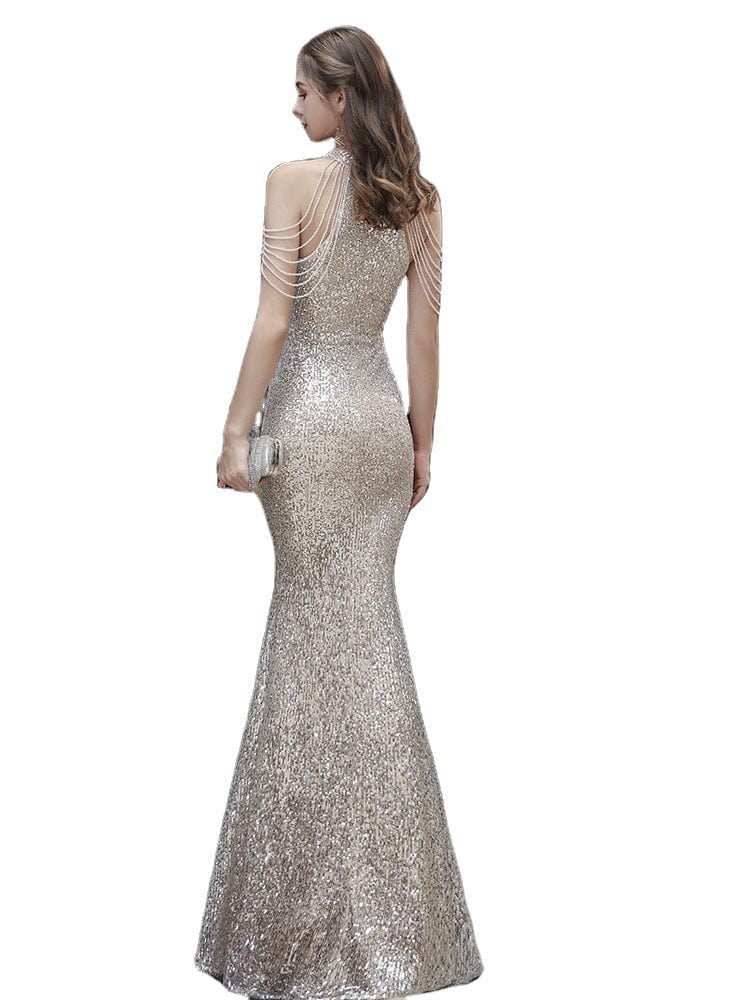 Women Sexy White Dovetail Dress Long Sleeve Chiffon Dress Anti-static Above Knee Mini party dresses drop shipping fulfill