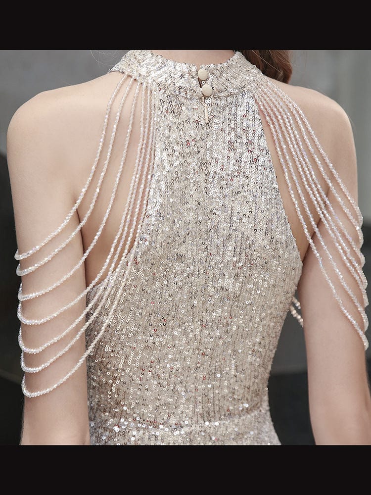 Women Sexy White Dovetail Dress Long Sleeve Chiffon Dress Anti-static Above Knee Mini party dresses drop shipping fulfill