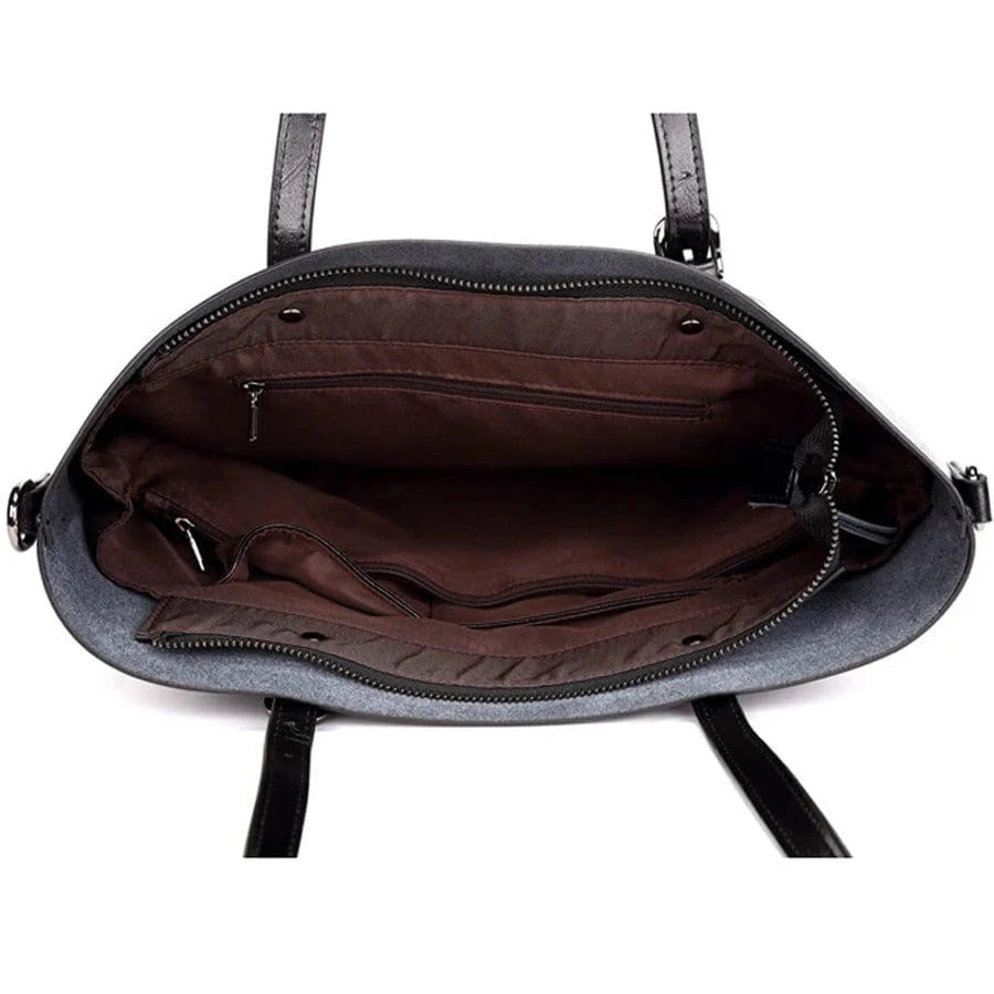 Women Shoulder Bag Fashion Women Handbags Oil Wax Leather Large Capacity Tote Bag Casual Messenger Bag