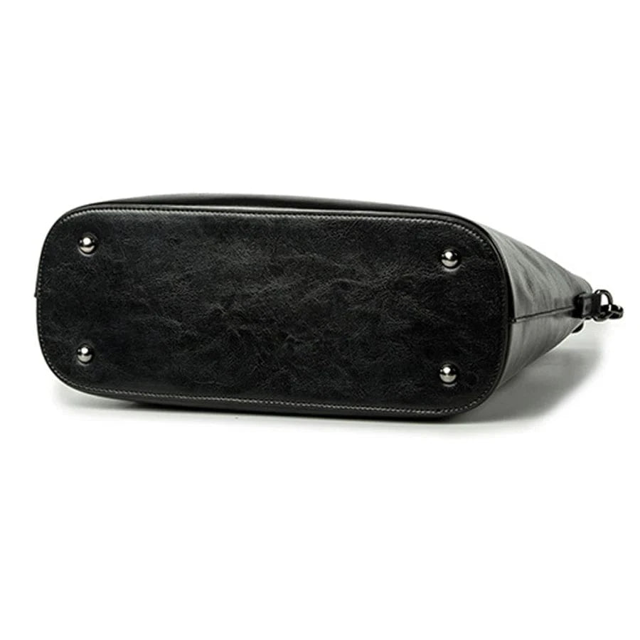 Women Shoulder Bag Fashion Women Handbags Oil Wax Leather Large Capacity Tote Bag Casual Messenger Bag