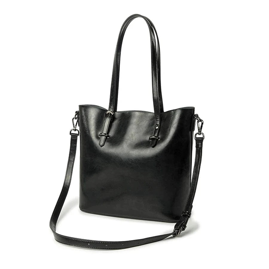 Women Shoulder Bag Fashion Women Handbags Oil Wax Leather Large Capacity Tote Bag Casual Messenger Bag