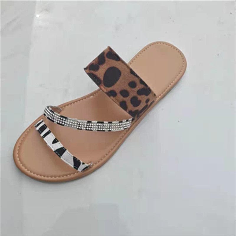 women size 9=40 / 4 New popular cheap slippers shoes shinny rhinestone flat sandals for women ladies luxury female fashion flat slippers