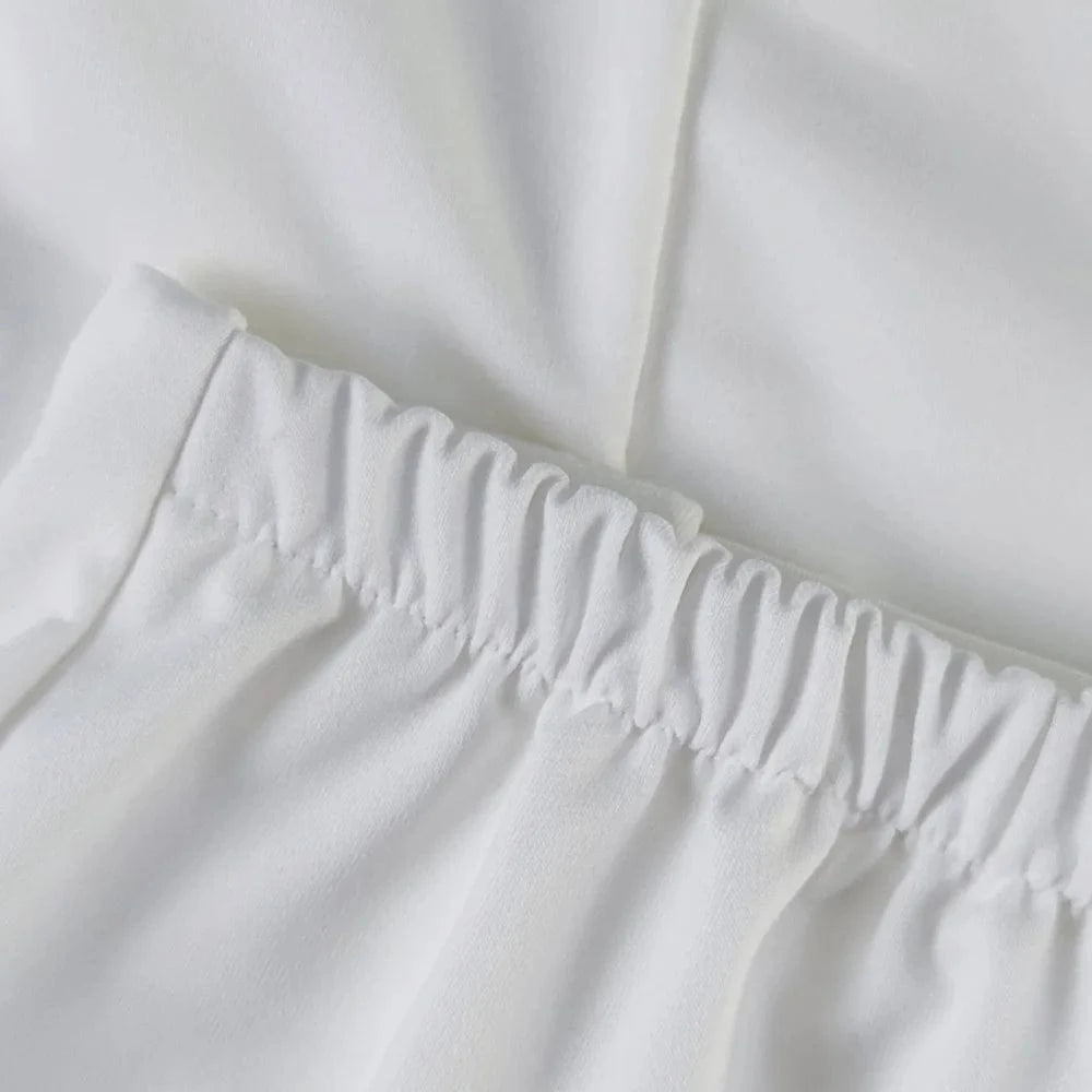 Women Skirt Outfits Plain Fashionable Fall Women Outfits Lace Up Drawstring Pencil Skirt Women Casual Woven Skirt Vintage