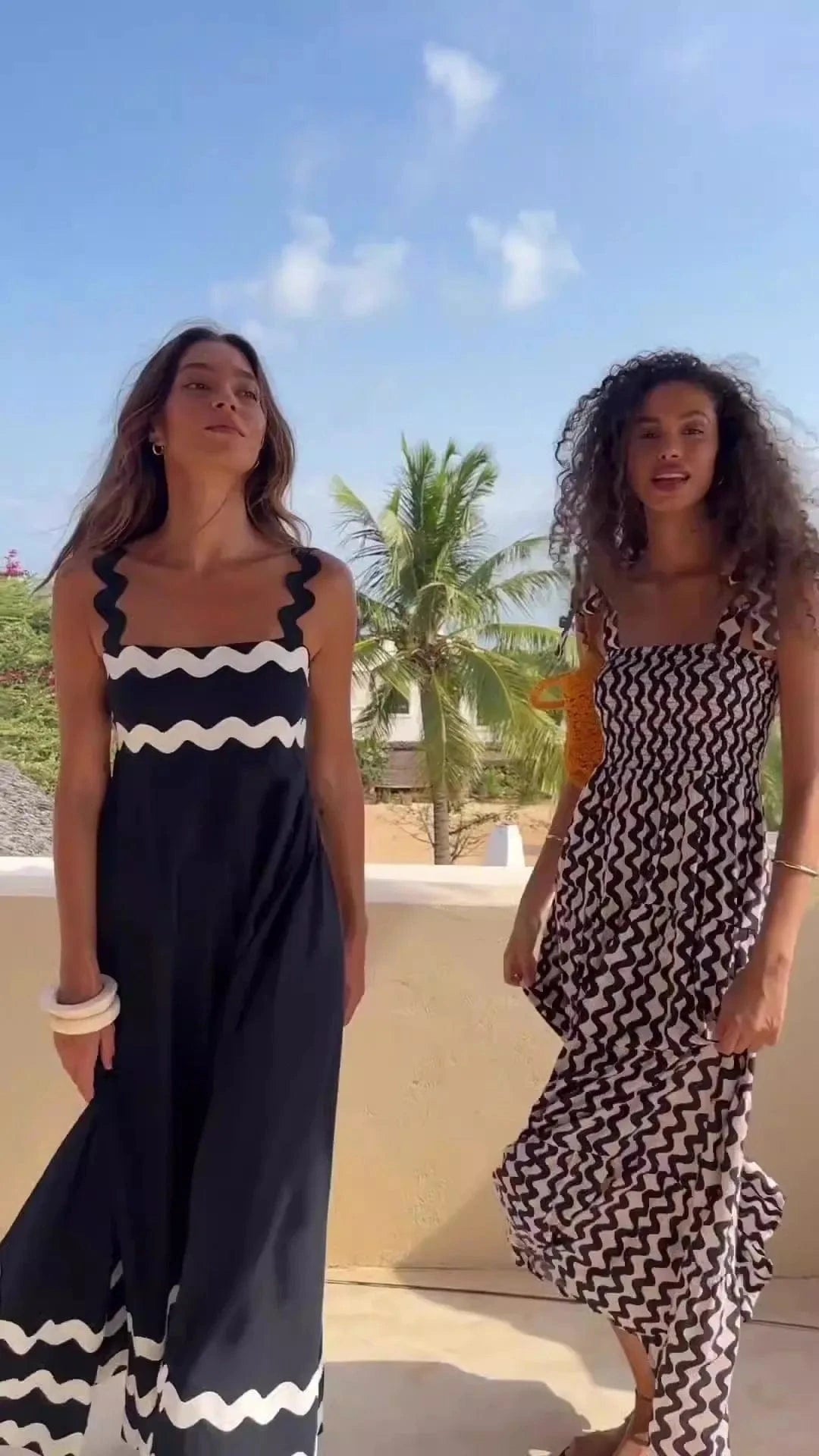 Women Sleeveless Halter Dress Printed  Solid Color Long Spring Summer New  Loose Straight  Casual Daily Long Dress