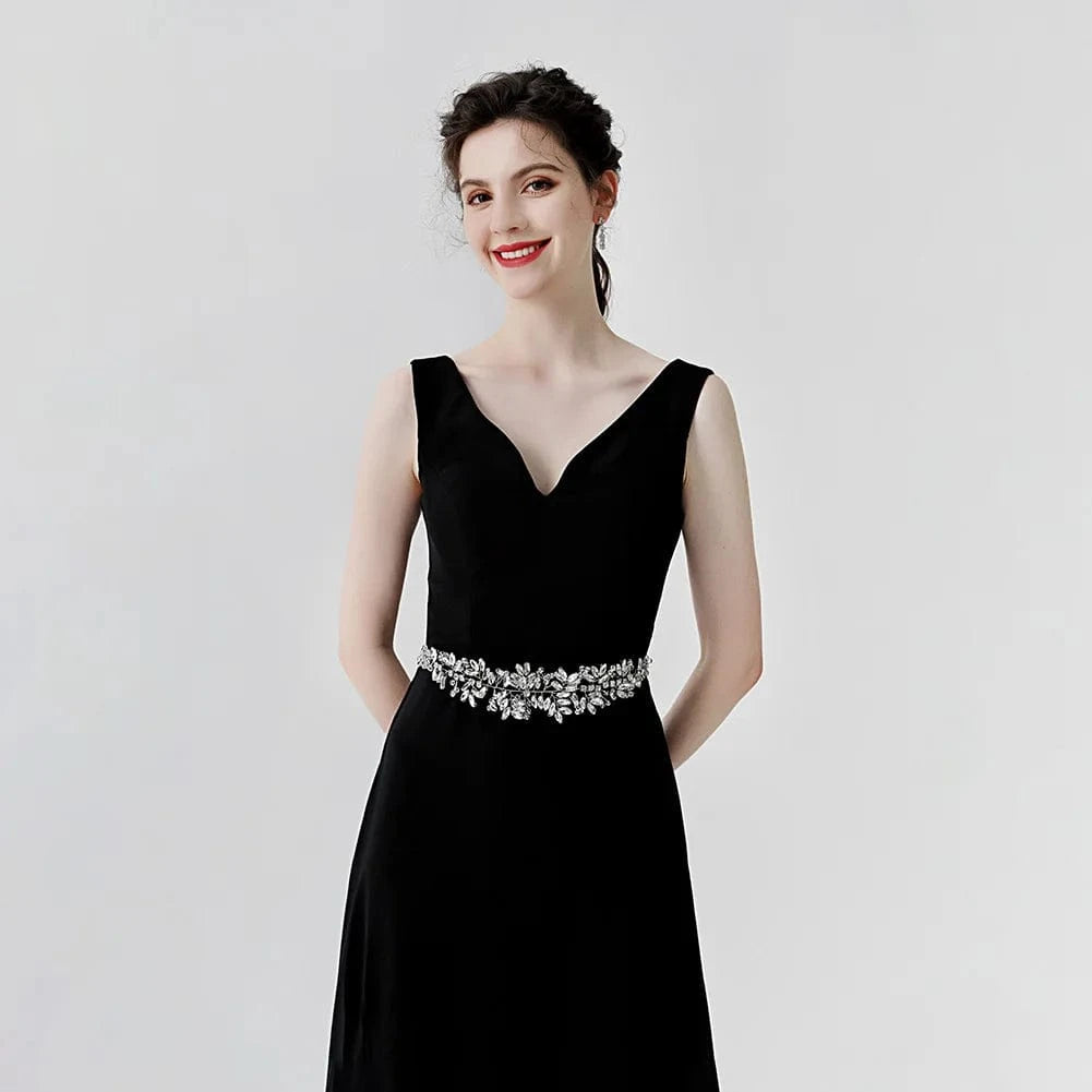 WS-J094 Luxury Austrian Crystal Handmade Bridal Sash Women Wedding Belt for Dress Jewelry Accessories