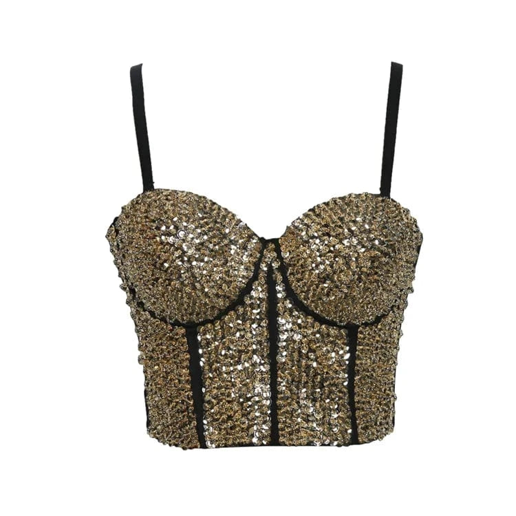 XL / Black Wholesale transparent white tank top cupless fashion bra bustier women