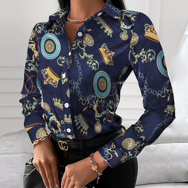 XL / Blue Crown 2023 New Arrival Leisure Spring Autumn Winter Short Career Female Small Business Ol Office Suit For Women