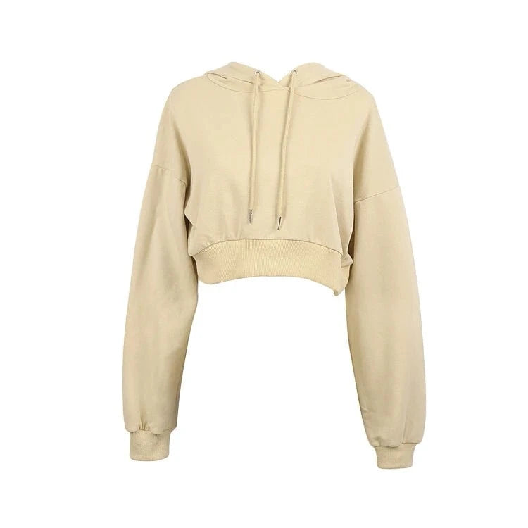XL / khaki hoodie Custom logo Crop hoodie and pleated short tennis skirts matched sport running wear Tennis wear for women