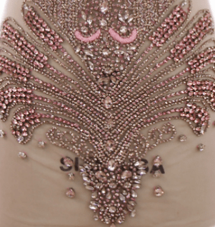 XL / Pink Ocstrade Women'S Active Wear Club Dresses Sexy Big Swing Ball Gown Mini Dress Pink Diamond Birthday Dress For Women Rhinestone