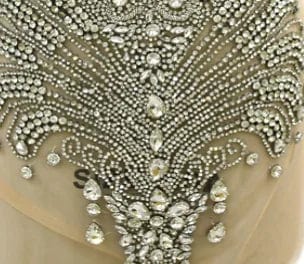 XL / sliver Ocstrade Rhinestones Chain Beaded Dress Slim Private Labels Designer Quality Party Club Dress Night Dresses For Woman Sexy Short