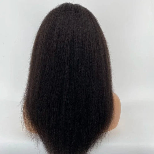 Yaki straight 5x5 hd lace closure wig and 13x4 hd tranpsarent full frontal lace wigs