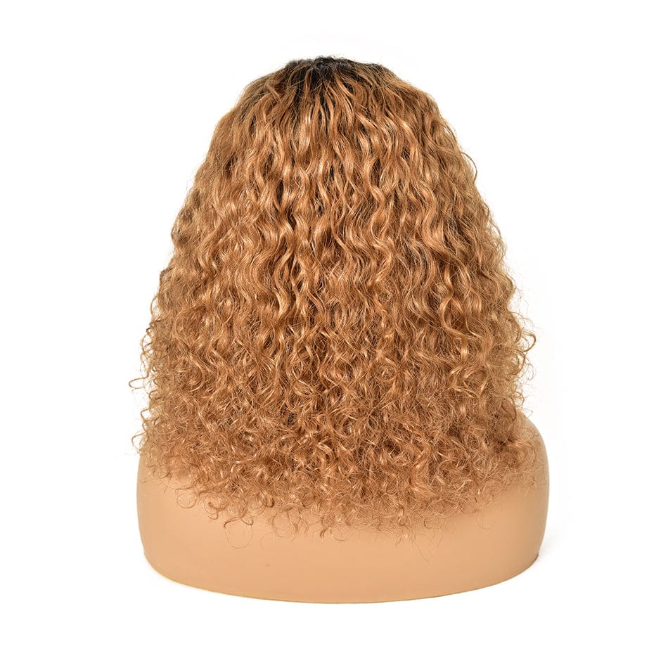 YBR Wholesale New Trends Transparent HD Thin Swiss Lace Frontal Cuticle Aligned Pre Plucked Human Hair Lace Frontal Curly Wigs