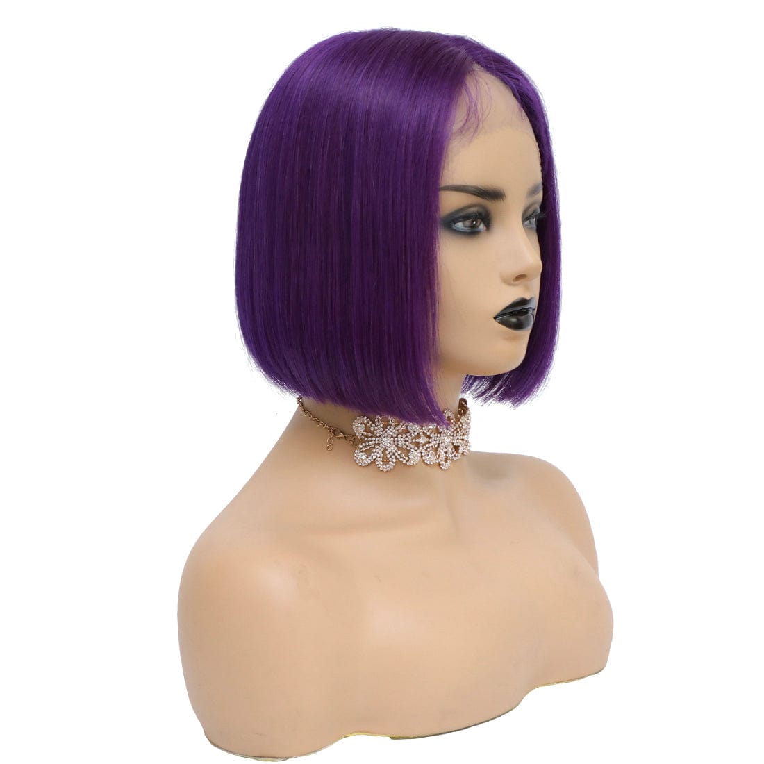 YBRWIG Short Bob Lace Front Wigs Pre Plucked 150% Density Colored Wigs Human Hair China Virgin Lace Human Hair Wigs