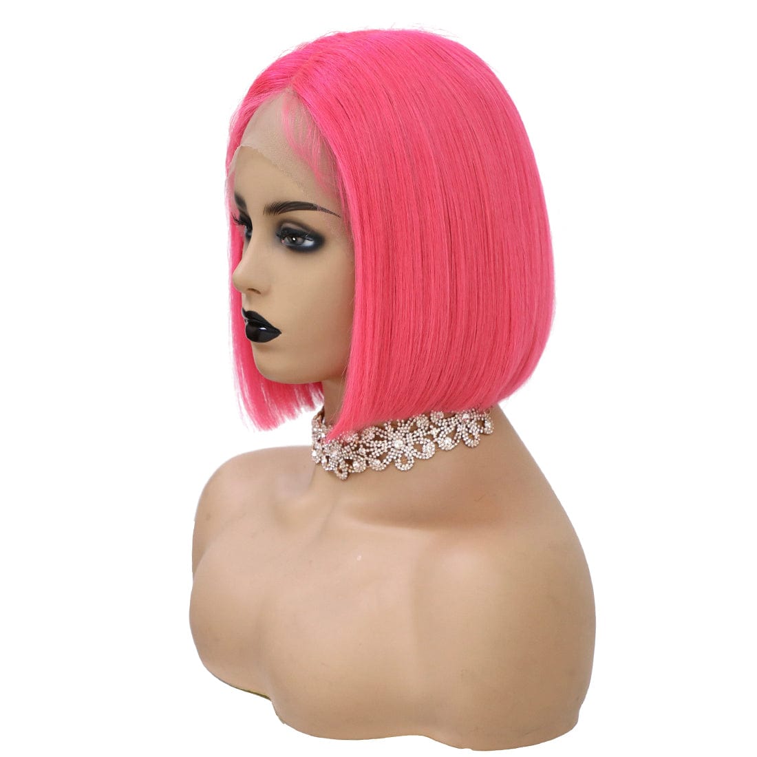 YBRWIG Short Bob Lace Front Wigs Pre Plucked 150% Density Colored Wigs Human Hair China Virgin Lace Human Hair Wigs
