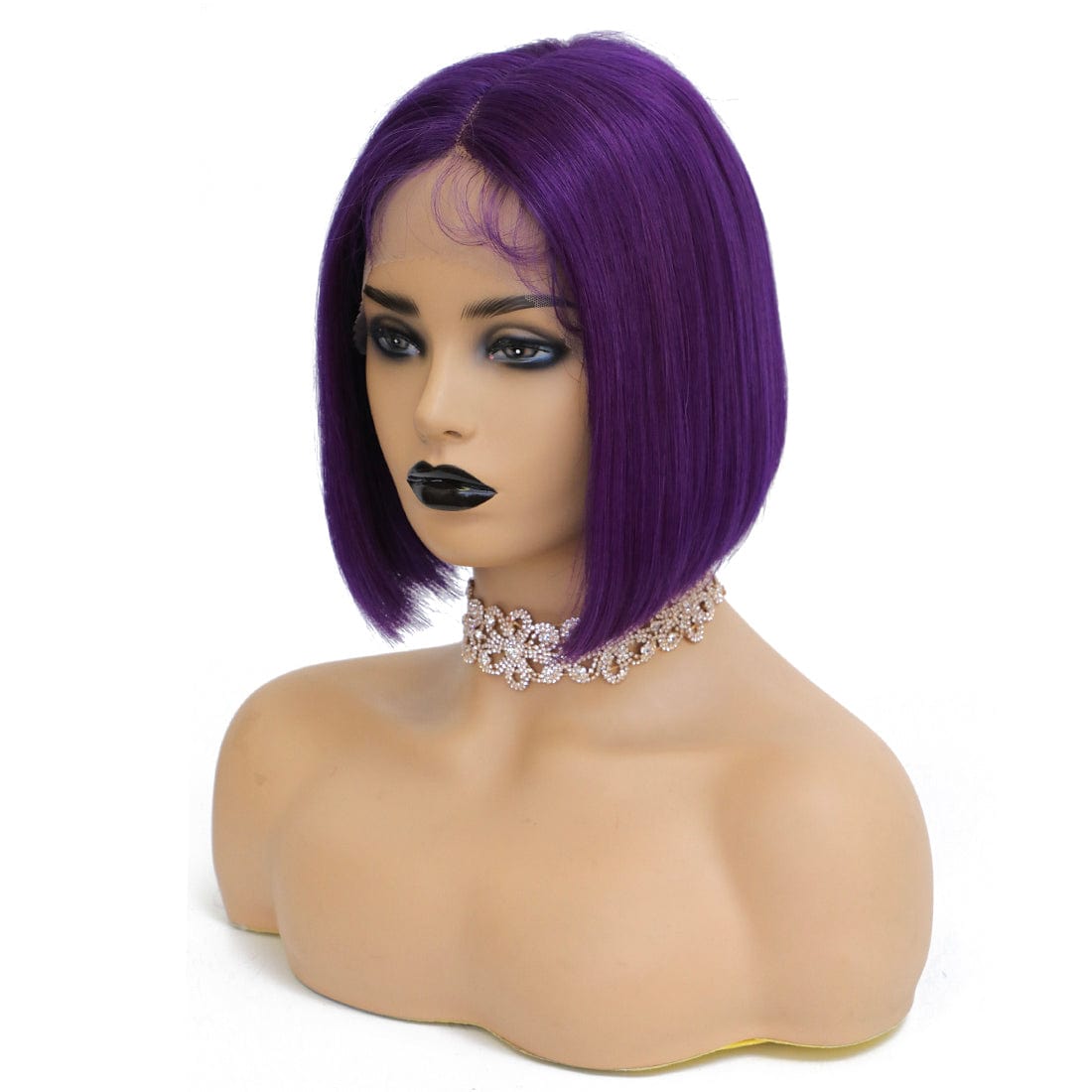 YBRWIG Short Bob Lace Front Wigs Pre Plucked 150% Density Colored Wigs Human Hair China Virgin Lace Human Hair Wigs