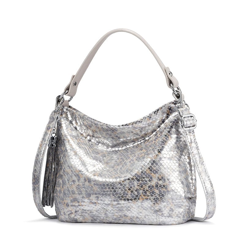 Yellow Leopard 2022 REALER Dropshipping Shoulder Crossbody Bags Ladies Totes Hand bags custom Hobo bags Genuine Leather women handbags