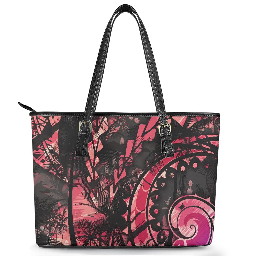 YSFH1062 Factory Supplier Custom Logo Purses and Handbags Designer Ethnic Style Polynesian Shoulder Bag Wallets Hawaiian Ladies Tote Bag