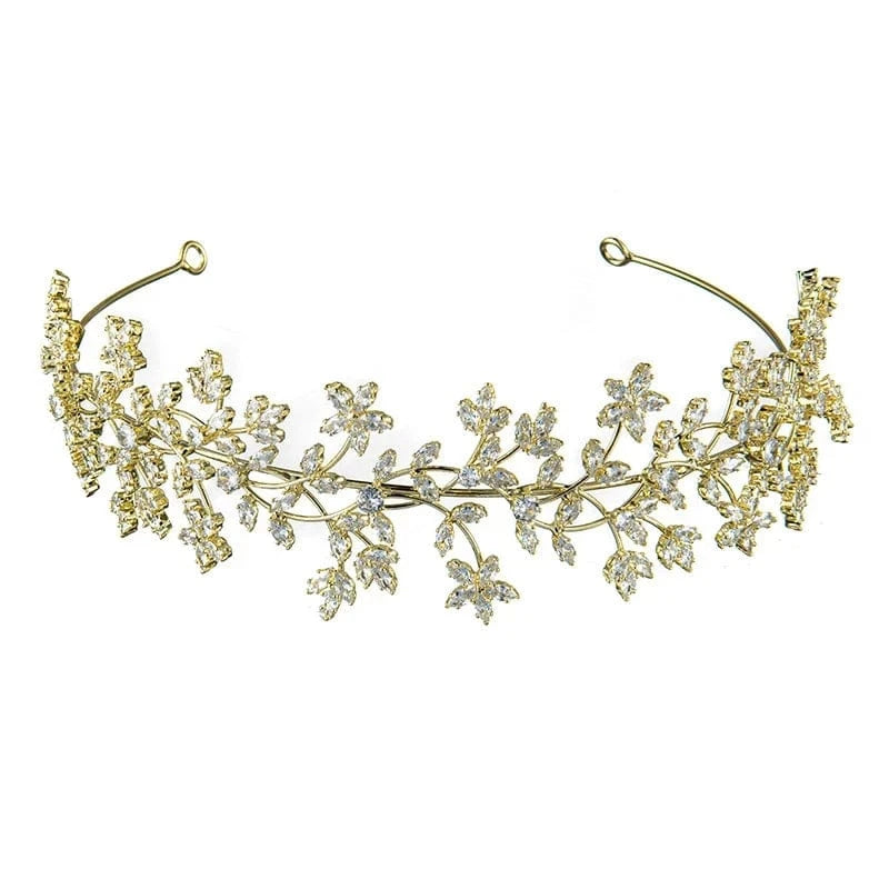Zircon Wedding Crown Party custom headbands for Women Girls Treasure Crystal Handmade Crystal Hairbands Hair Accessories