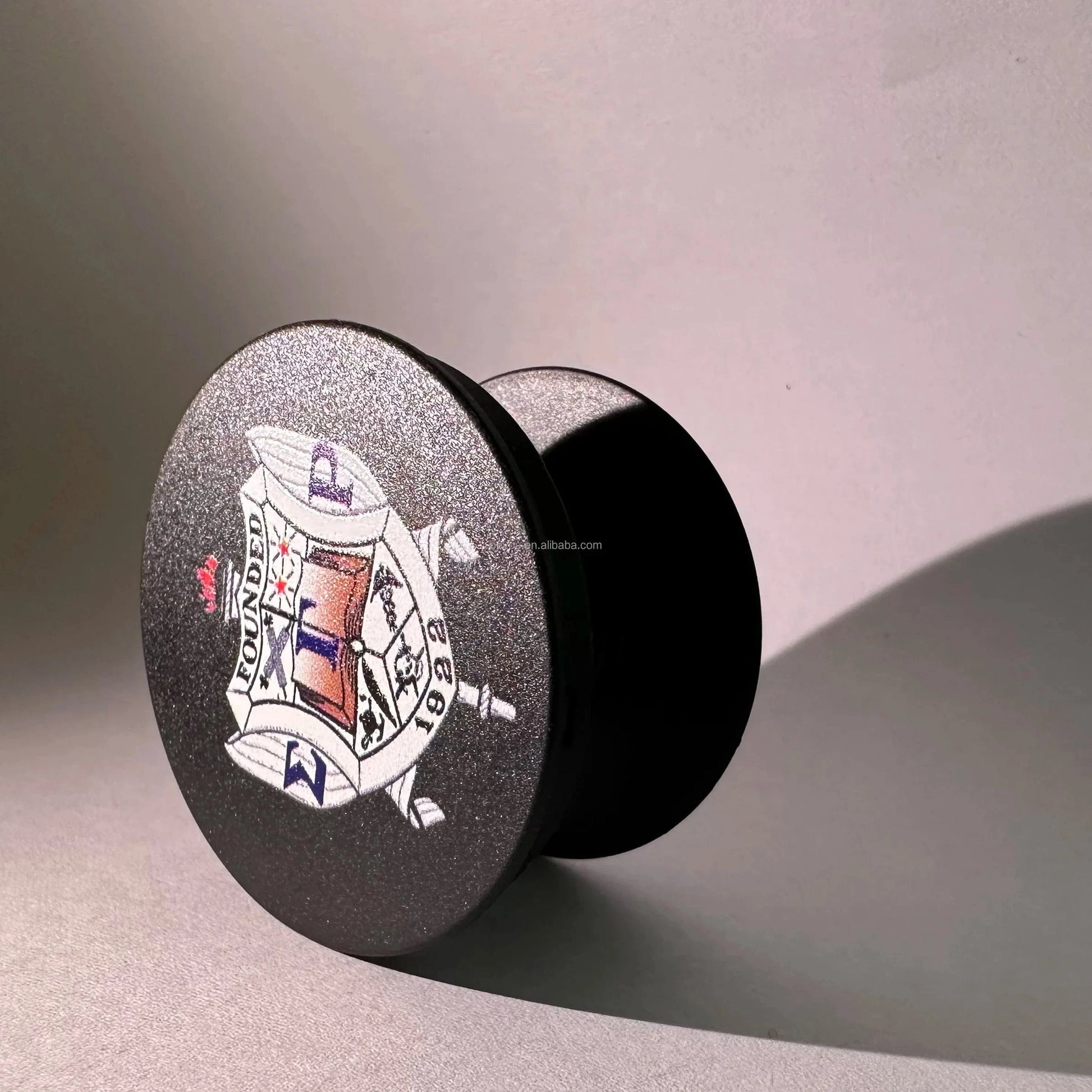 ZPB SGR Customizable Acrylic Mobile Phone Portable Round Airbag Holder Anti-fall Adhesive Telescopic Folding Back Sticker